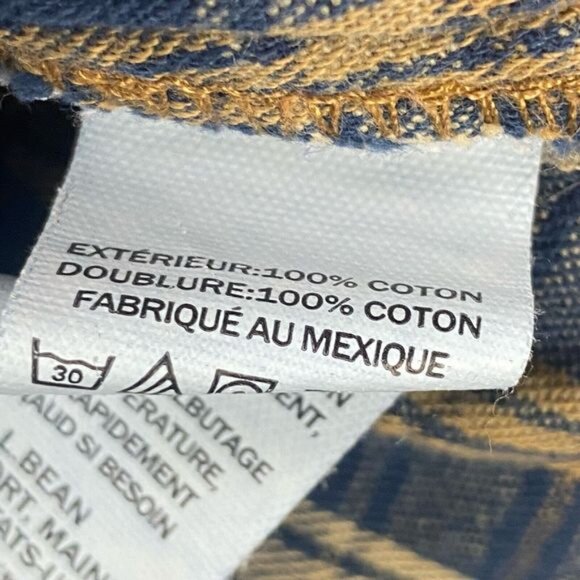 Vintage 90s LL Bean Flannel Lined Jeans Mens 32 Classic Fit 33x32 (31x32 ACTUAL) - Picture 16 of 16